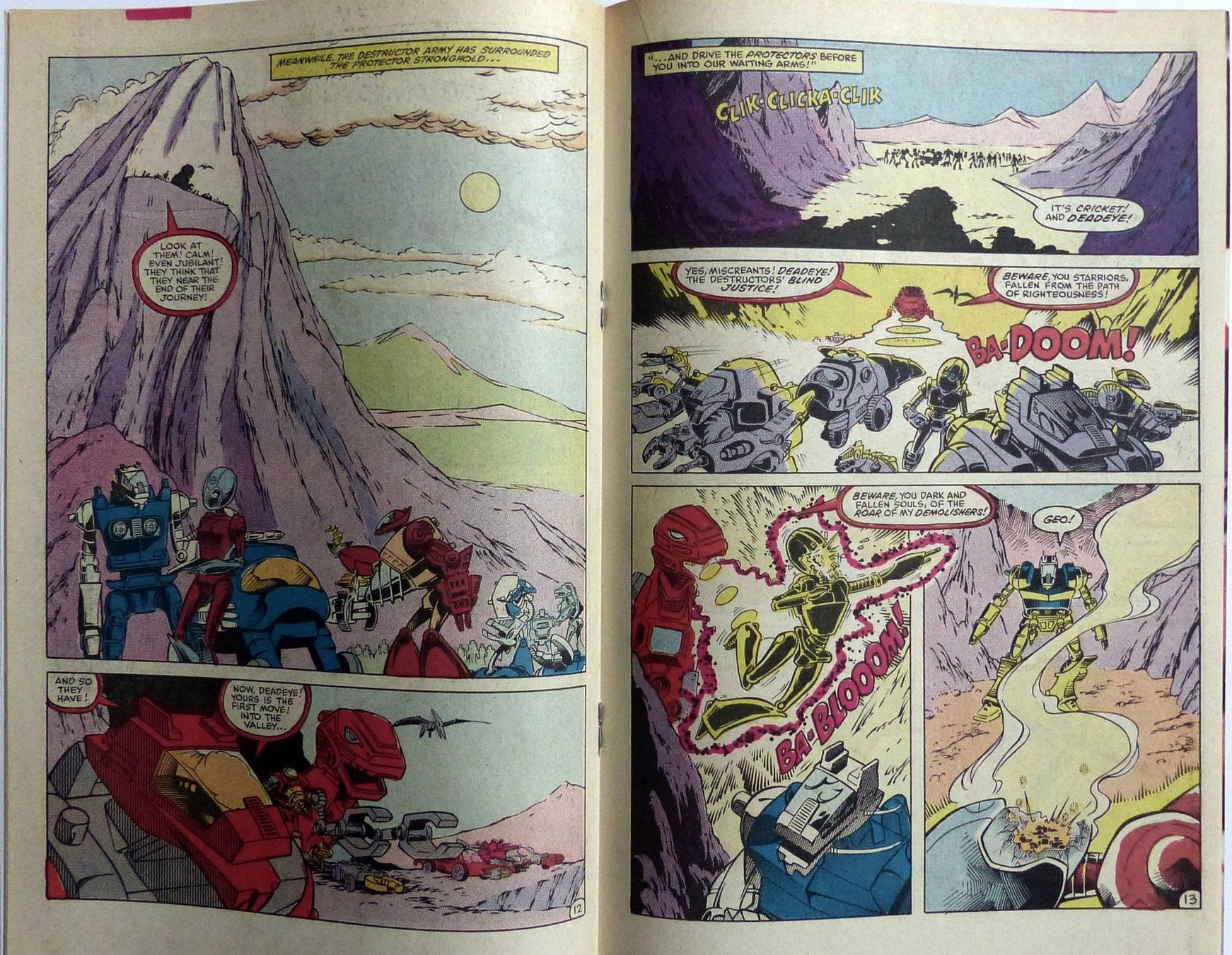 Fumetti: MARVEL STARRIORS ROBOTS PROTECTORS VS DESTRUCTORS SERIE 1984 – Usato da Lugano venduto da YouWantUS 6