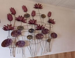 Déco murale nénuphares.Perfektes Geschenk!Schöne Seerosen 3D