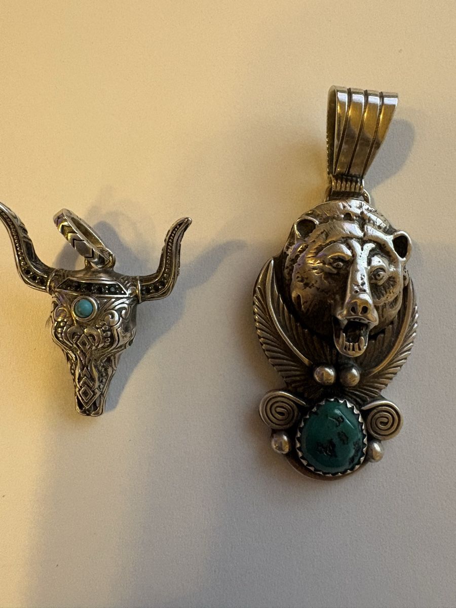 Rimorchi: 2x 925 Silber Anhänger extravagant  – Usato da Murten venduto da Tzaugg 3