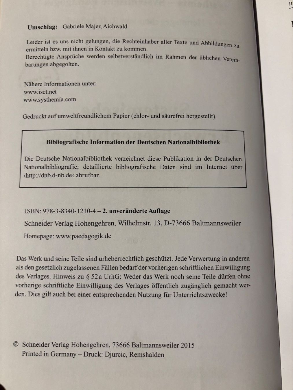 Libri: Pädagogik - Systemische Erwachsenenbildung - Rolf Arnold – Usato da Speicher venduto da CH-Schatzkammer 1