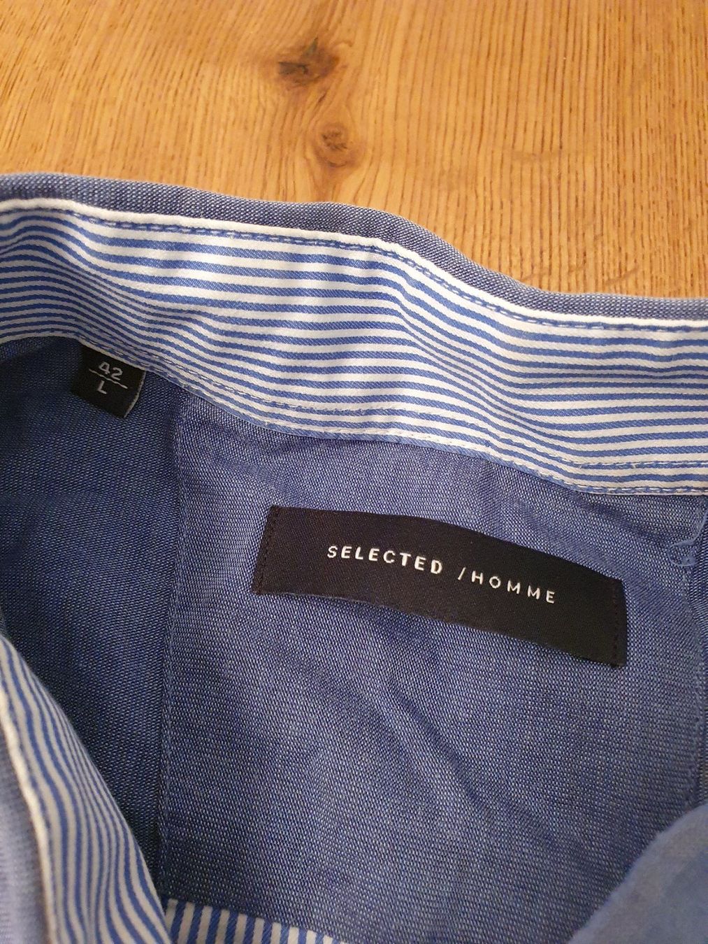 Camicie: Selected Homme Hemd blau L – Usato da Interlaken venduto da dmncmg 1
