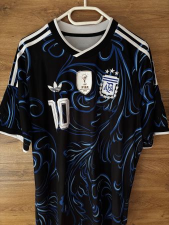 Neu Fussballtrikot Argentinien Messi Auswärtstrikot