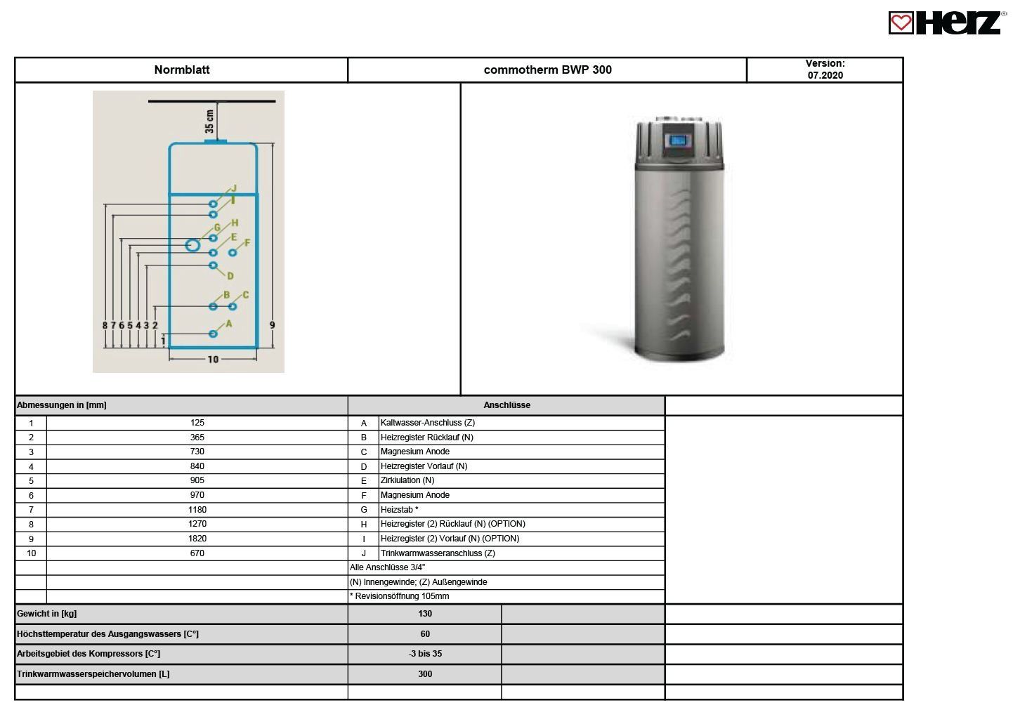 Sanitari: Wärmepumpenboiler commotherm BWP 300 – Nuovo (secondo la descrizione) da Wauwil venduto da ISELI_ENERGIE_AG 4