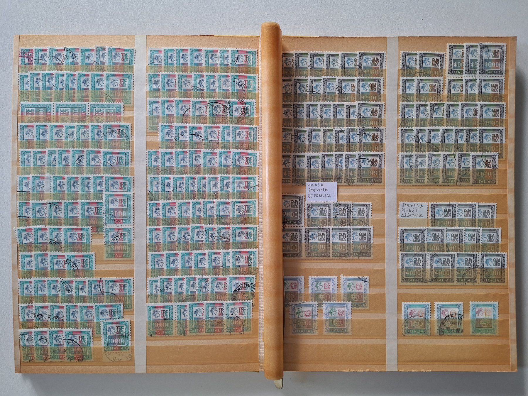 Alle Briefmarken: ITALIA - 16 Seiten Album – Gebraucht aus Sonvico von deca66 4