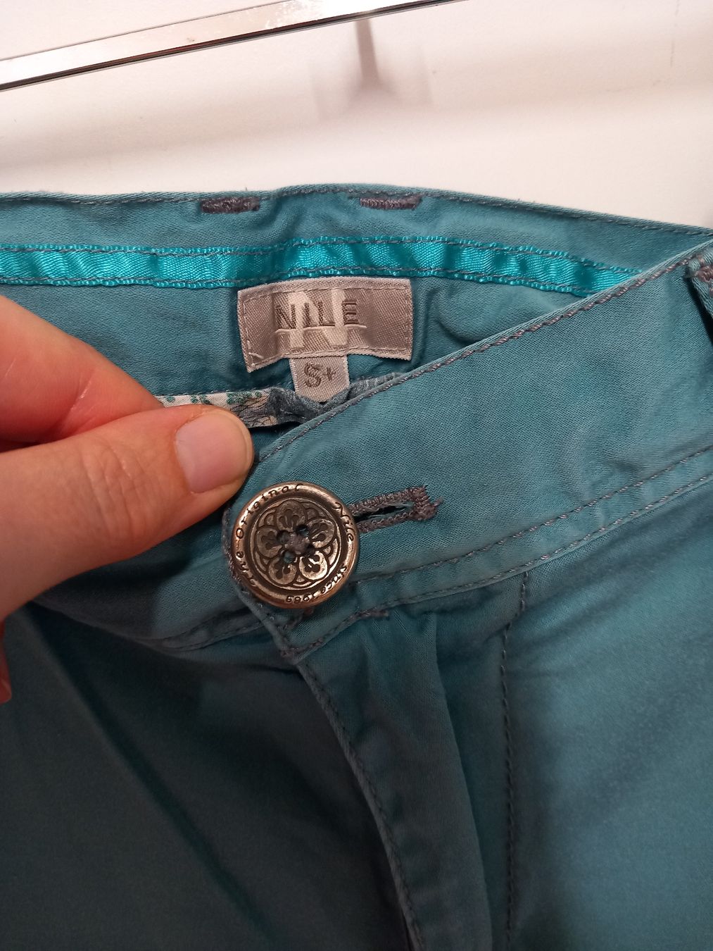 Nile Hosen: Nile Hose Gr. S+ helles petrol guter Zustand – Gebraucht aus Gwatt (Thun) von umwelt-brocki 3