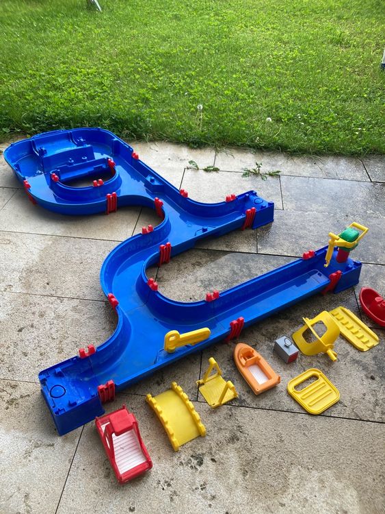 Aquaplay 870000628 - MegaBridge, Wasserbahn mit viel Zubehör, Für