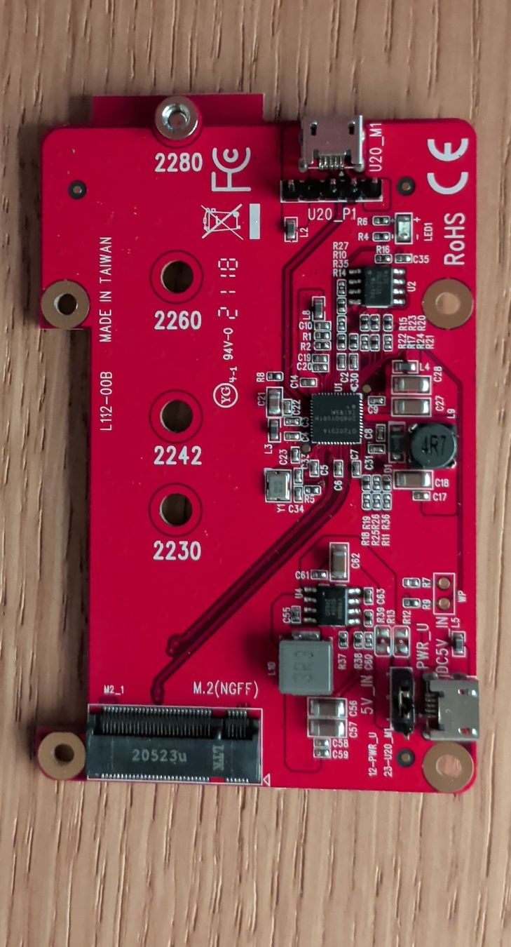 Unità & Adattatore: USB to M.2 SATA Adapter for Raspberry Pi – Nuovo (secondo la descrizione) da Zürich venduto da Blibberblurpkin