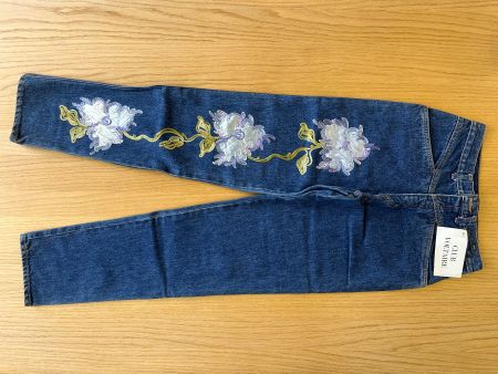 Jeans Club Voltaire, Grösse L/48, Stickerei, Hose