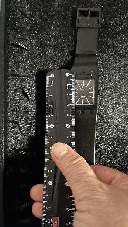Swatch Montres: Schwarze Swatch Uhr, Vintage, Top Zustand – D'occasion à Grenchen par chththl 1