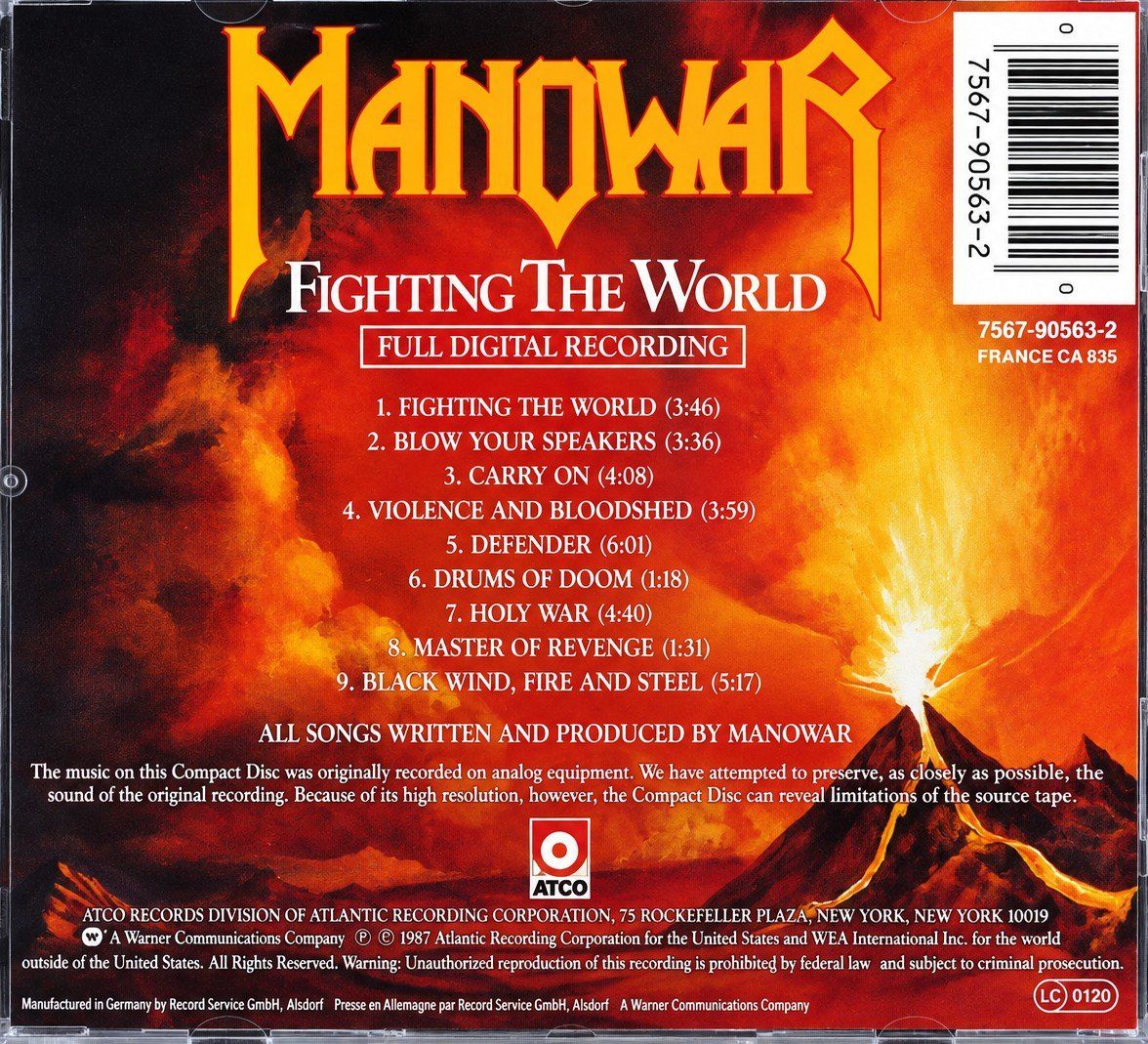 CD: CD Manowar "Fighting The World", Nr. 323 – Nuovo (secondo la descrizione) da Kottwil venduto da Crazyrolf 1