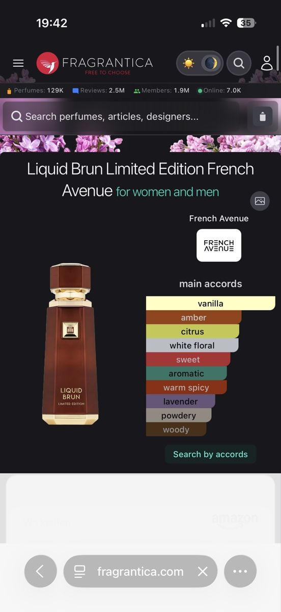 Parfum & Eau de Toilette: Liquid Brun Limited Edition French, 2 ml – Gebraucht aus Sursee von nri_sbv9 1