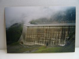 Foto Staumauer Grande-Dixence Dammkrone Wallis 7.2002