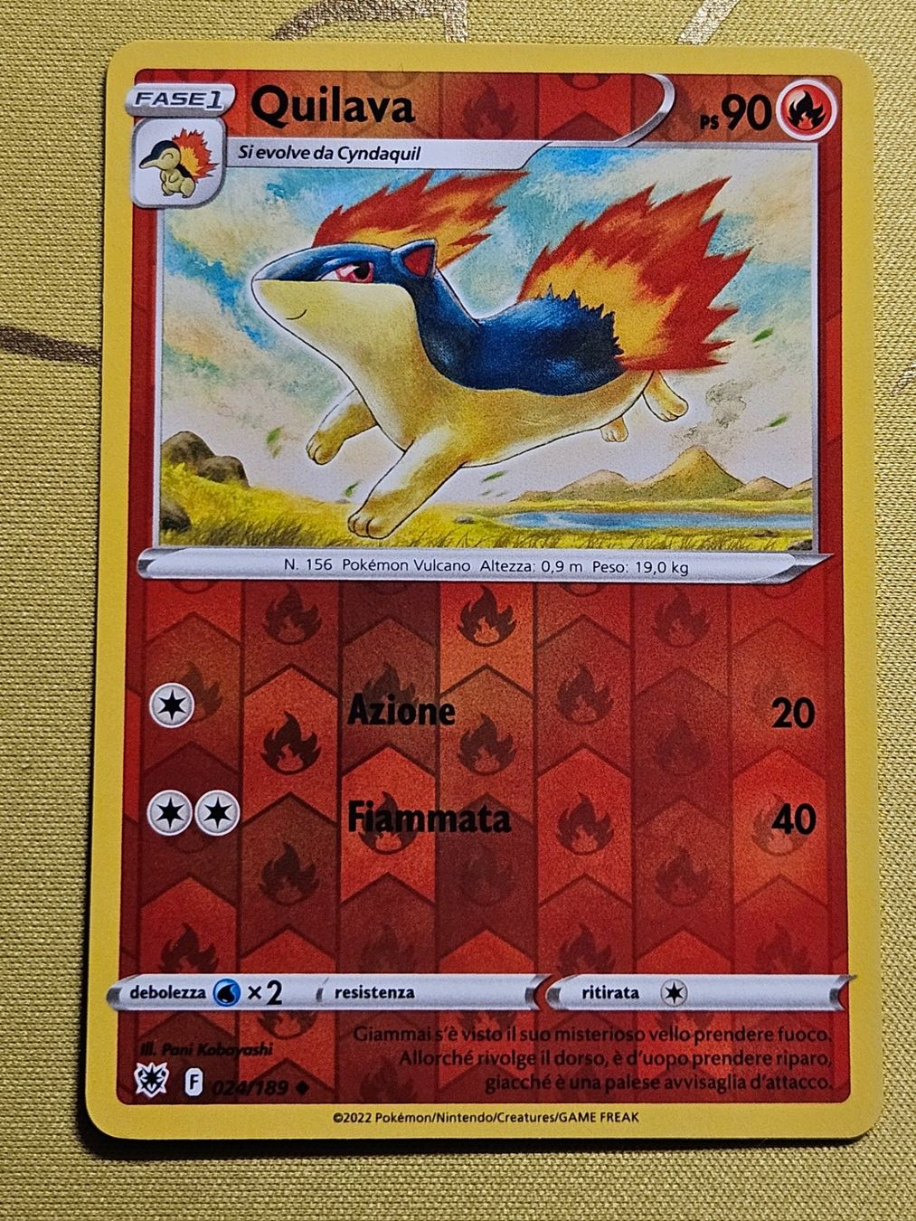 Pokémon Sammelbilder & Trading cards: Astral Radiance - Quilava 024/189 IT – Gebraucht aus Bellinzona von Pokemarco