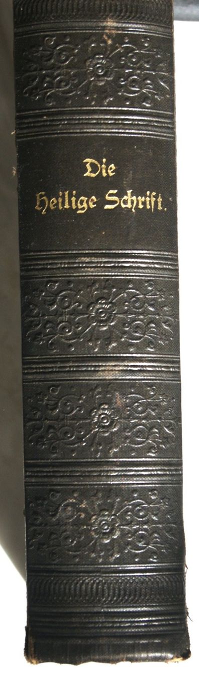 Bücher: DIE BIBEL, ALTES + NEUES TESTAMENT VON 1897 – Gebraucht aus Stadel von Wald100 7