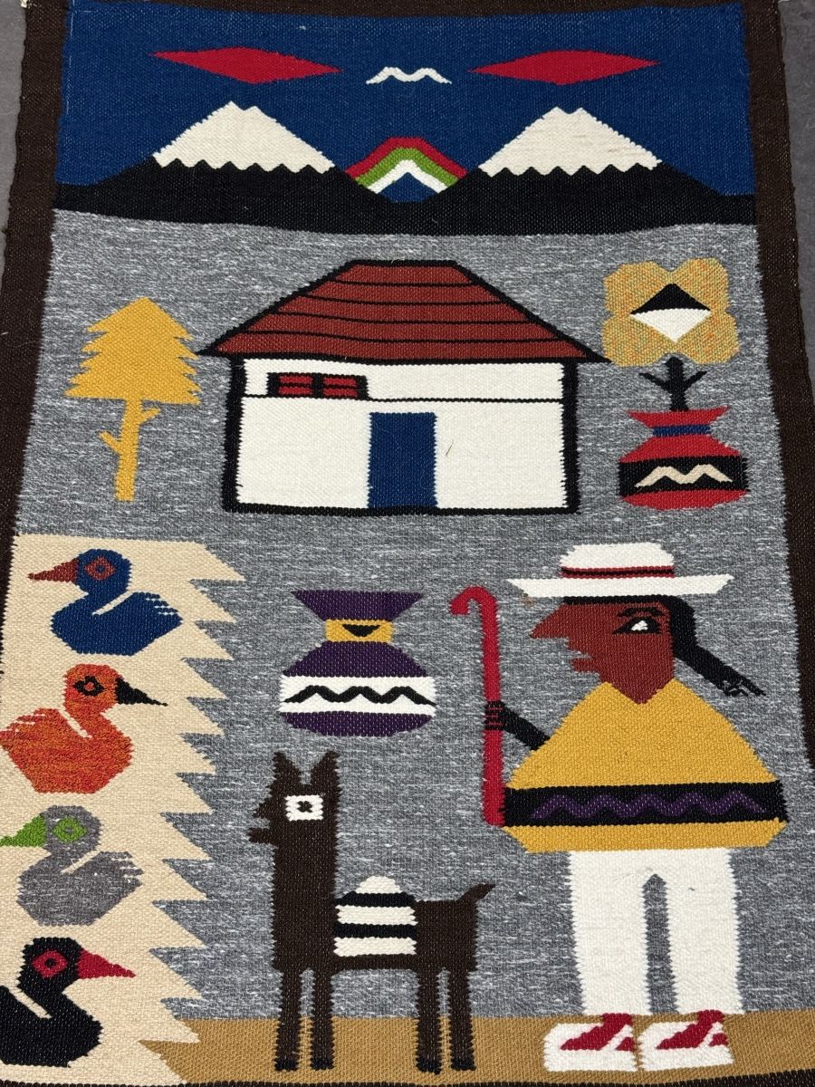 Tappeti: Peru Wandteppich Ethno Look, Handarbeit – Usato da Liestal venduto da nani054 1
