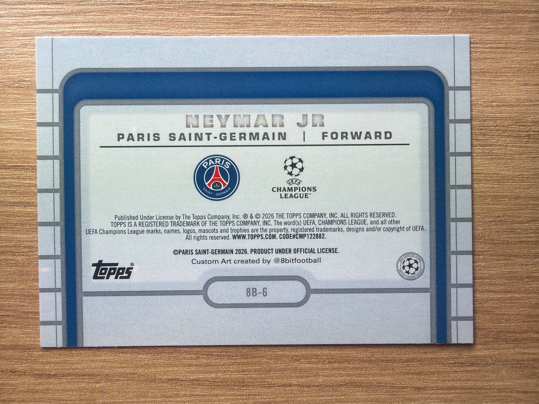 Topps Sammelbilder & Trading cards: Soccer Neymar Jr. 8-Bit Topps 25/26 – Gebraucht aus Netstal von Clutch79Cardz 1