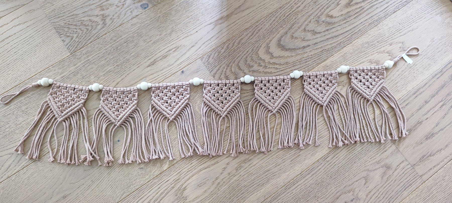 Tutte le decorazioni: Makramee Girlande mit Holzperlen, Boho Deko... – Nuovo e nell'imballaggio originale da Männedorf venduto da mes_7725 2