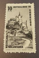 Spanien Cinderella 1945 alte briefmarke