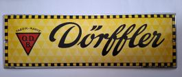 Seltenes Emailschild "Dörffler"