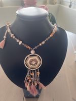 Lange Boho Kette mit Quasten