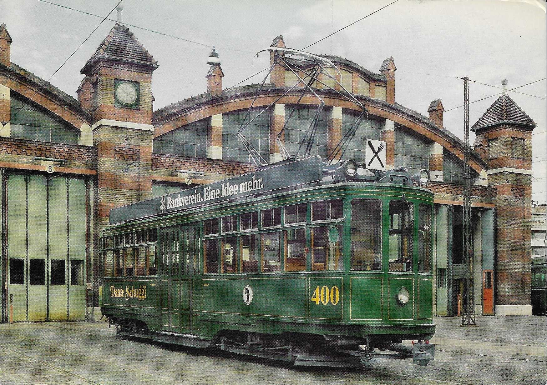 Cartoline postali: BVB Restaurant-Tram "Dante Schuggi" 1914 – Nuovo (secondo la descrizione) da Rothrist venduto da Stranglehold