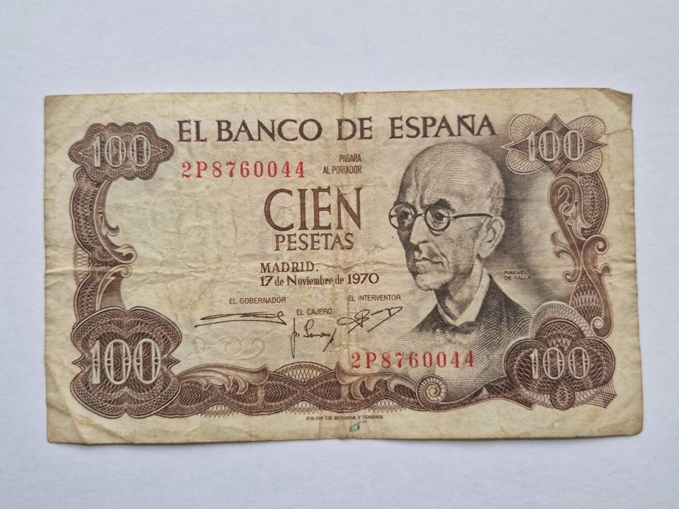 Banconote: 100 Pesetas Spanien 1970 – Usato da La Croix (Lutry) venduto da Lecollectioneur