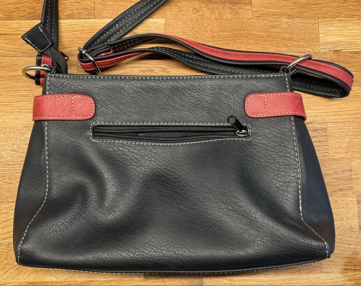 Taschen für Damen: Phoenix Collection Handtasche schwarz rot – Gebraucht aus Dürnten von elload 1