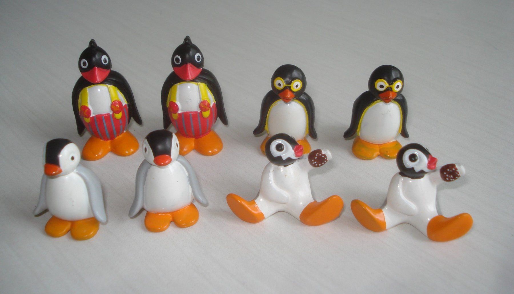 Statuette: 15 x alte Pingu Figuren original – Usato da Urdorf venduto da Tinplate01 4