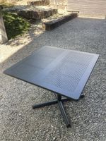 Gartentisch 90x90 cm klappbar – anthrazit