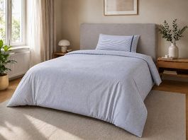 Parure de lit rayée 150x200  lavée repassée  12 CHF/pièce