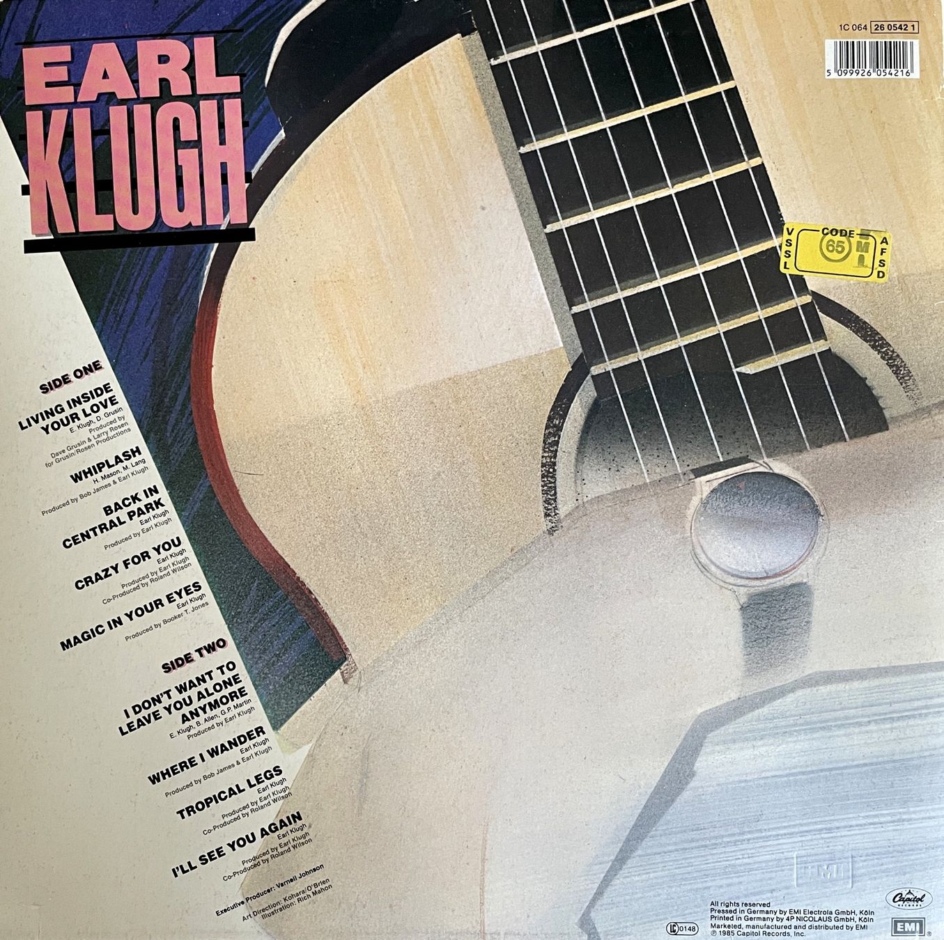 Schallplatten: Earl Klugh - Key Notes - Top Zustand – Gebraucht aus Savagnier von Ne2065 1