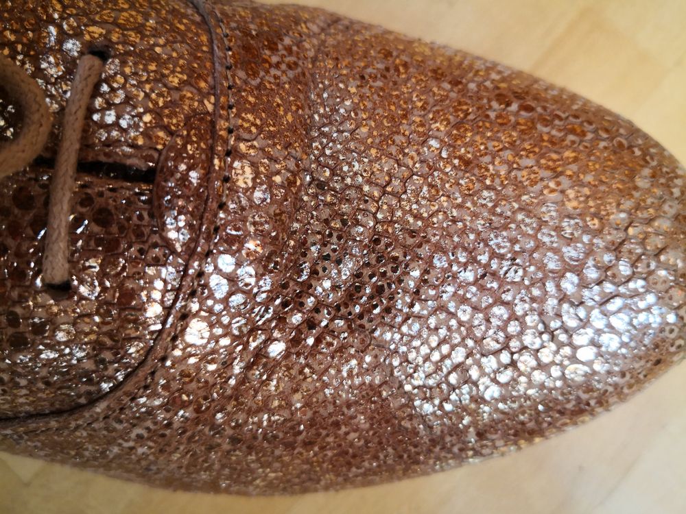 Tamaris Chaussures femmes: Budapester/Schnürschuhe in Rosé Gold von Tamaris, Gr. 39 – D'occasion à Wädenswil par coconut1289 4