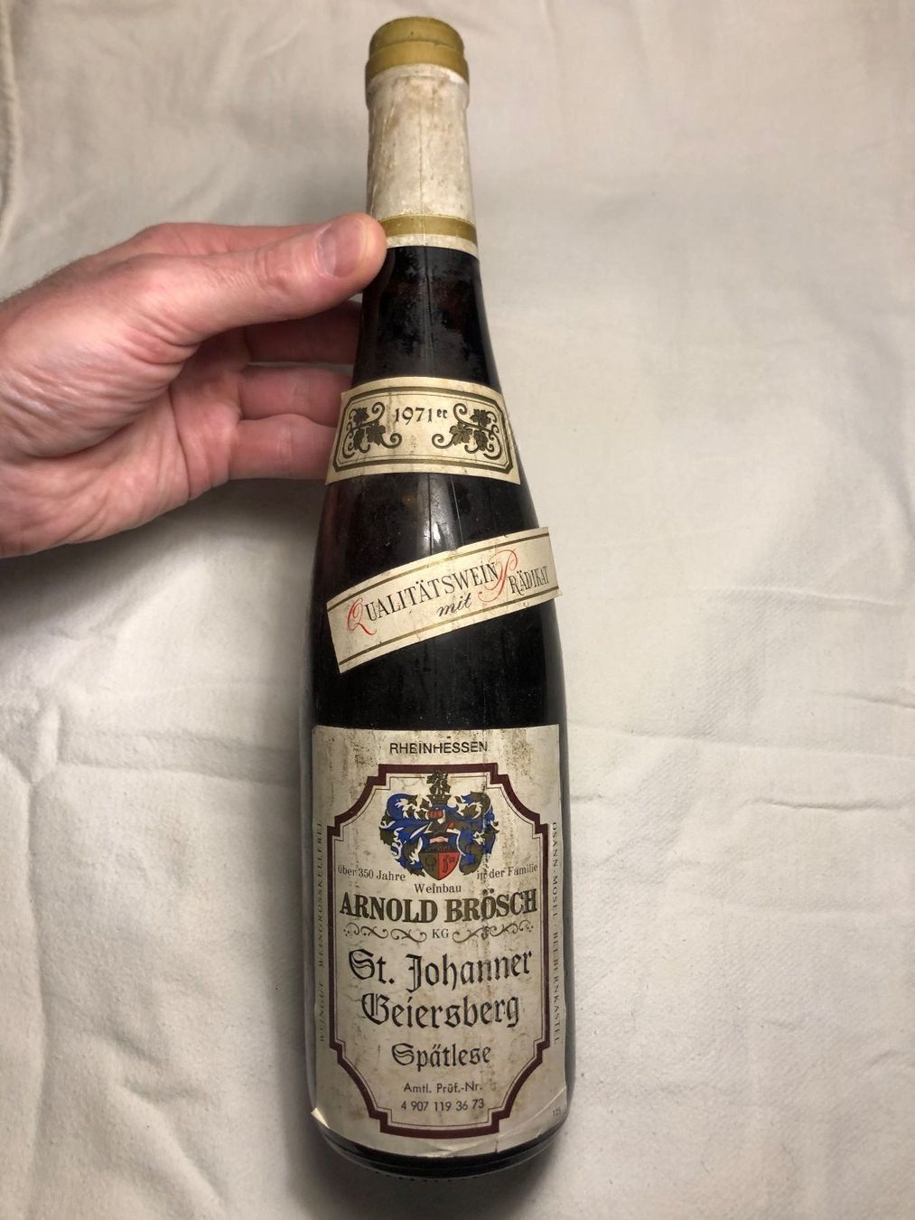 Lafite Rothschild Vino: WEINBAU 1971 - ST. JOHANNER BEIERSBERG – Nuovo e nell'imballaggio originale da Tenero venduto da KARLES 2