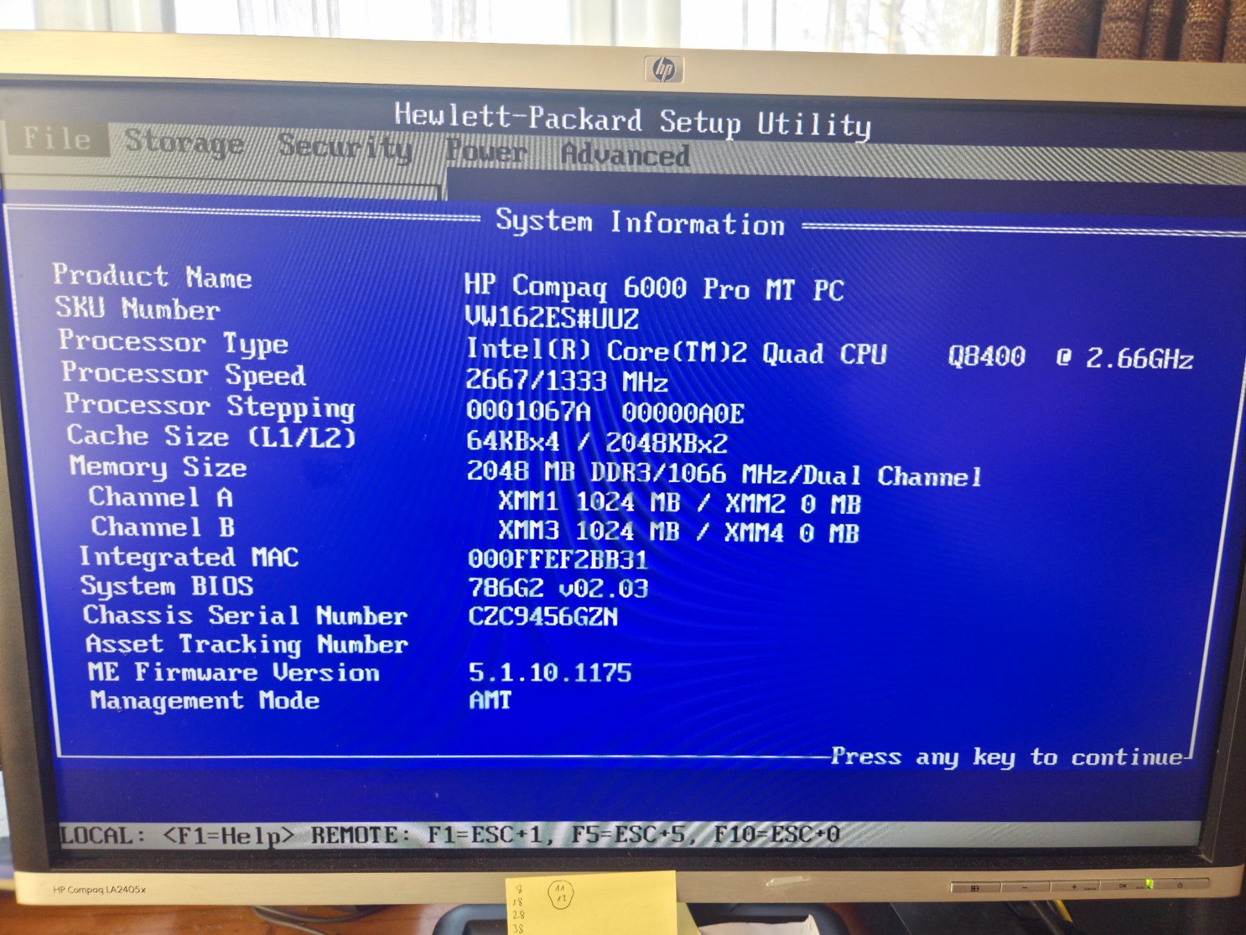 Hewlett Packard PC: HP Compaq 6000 Pro PC | Intel Core 2 Quad | 2x500GB HDD – Usato da Aldesago venduto da lusuardi 4