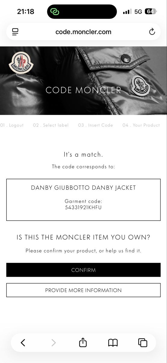 Moncler Giacche: Veste Moncler Danby – Usato da Longirod venduto da guillaume1401 9