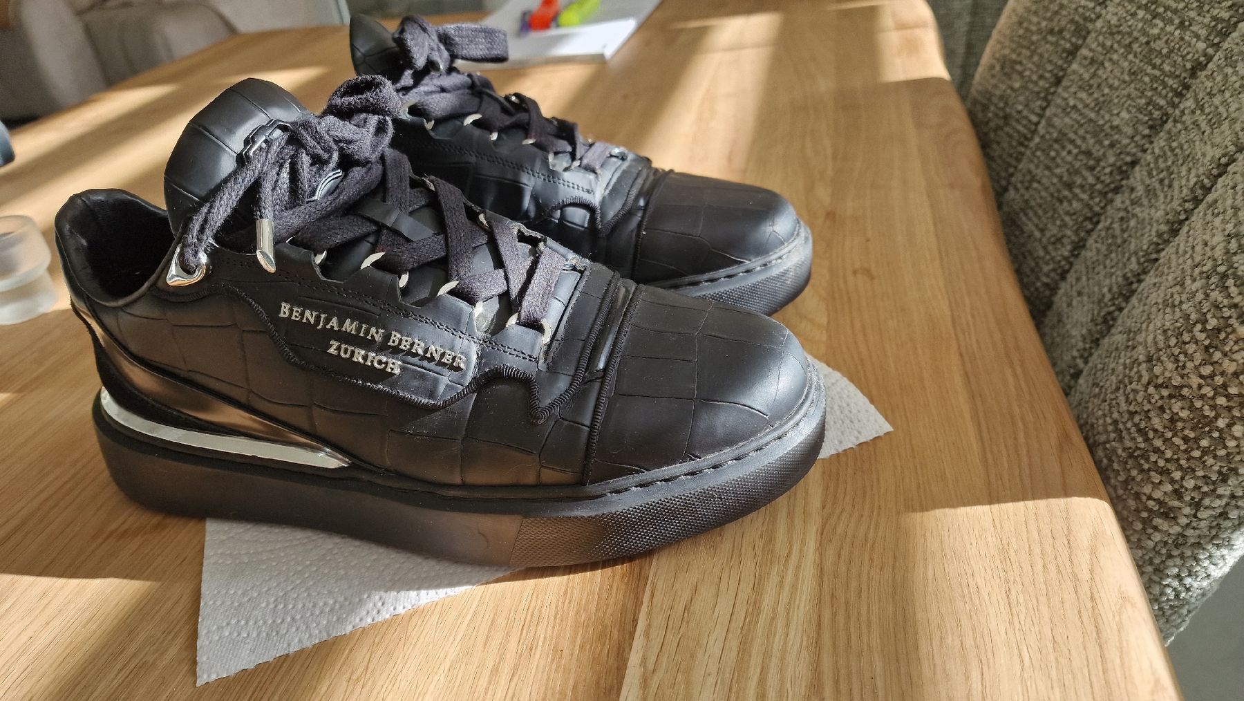 Herrenschuhe: Benjamin Berner Zürich Ledersneaker – Gebraucht aus Dübendorf von xhe_rgc7