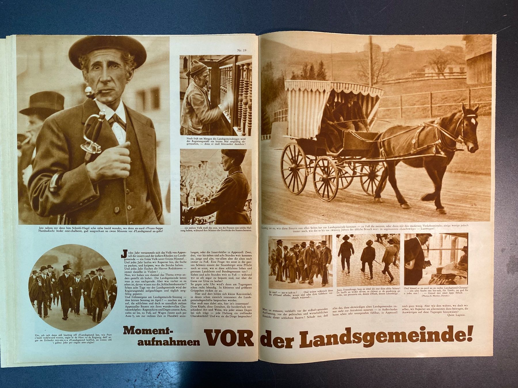 Riviste & Magazine: Zeitschrift Schweizer Illustrierte 1933 10. Mai Nr. 19 – Usato da Oberägeri venduto da Nussbi6 9