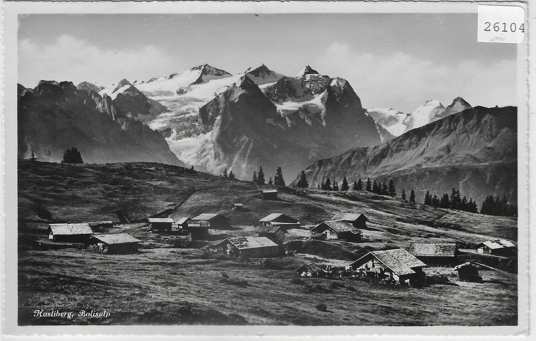 Cartoline postali: Hasliberg - Balisalp – Usato da Ettingen venduto da Kartenplanet