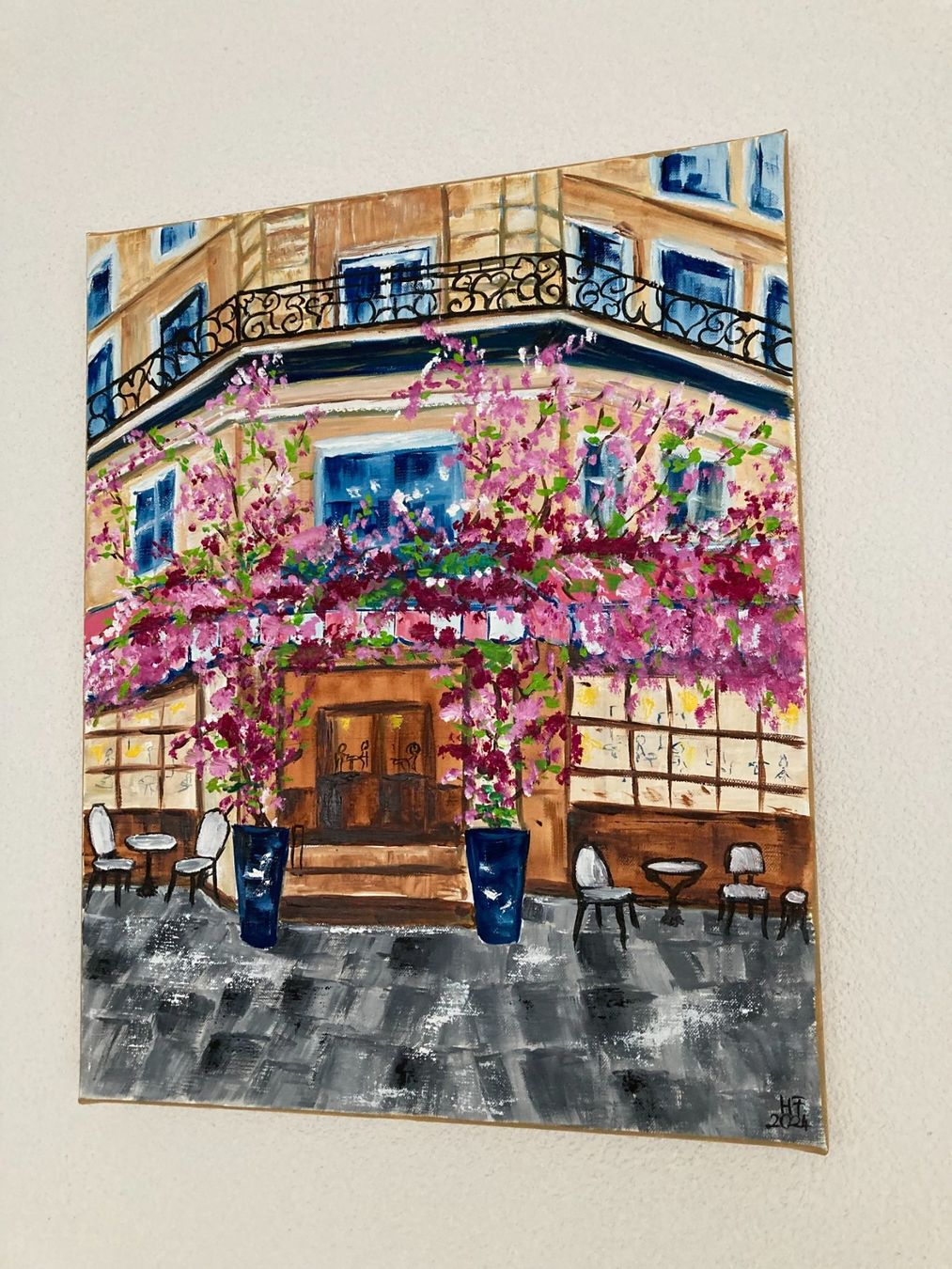 Dipinti: Café Paris - Ölgemälde – Nuovo (secondo la descrizione) da Cham venduto da Felha