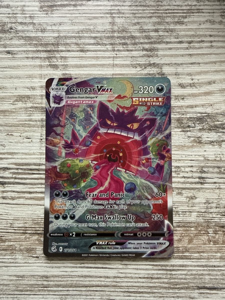 Pokémon Sammelbilder & Trading cards: Gengar Vmax FST 271/264 - ENG – Gebraucht aus Samstagern von Sanox