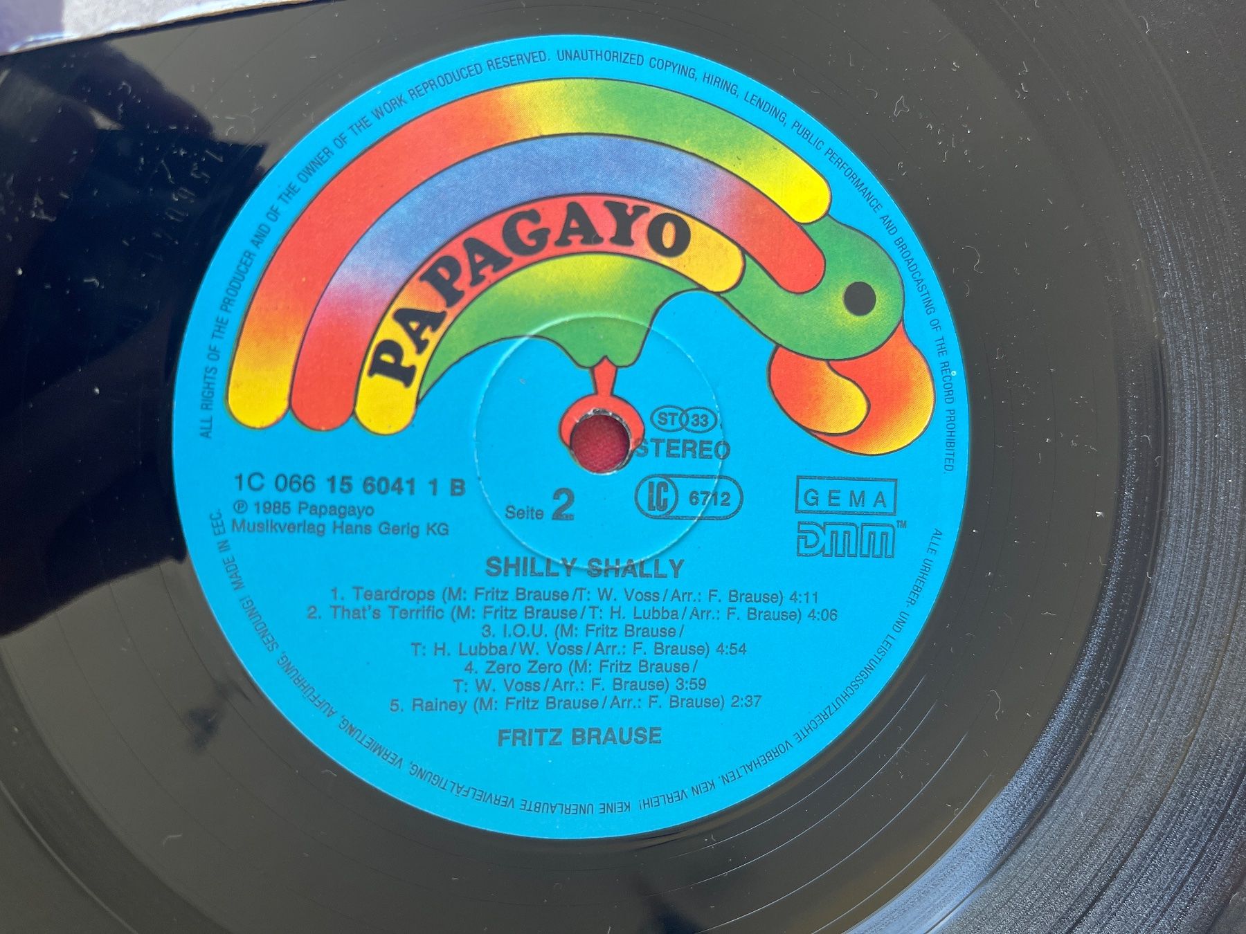 Dischi in vinile: A535/Fritz Brause - Shilly Shally – Usato da Frutigen venduto da Philippe_jsp 2