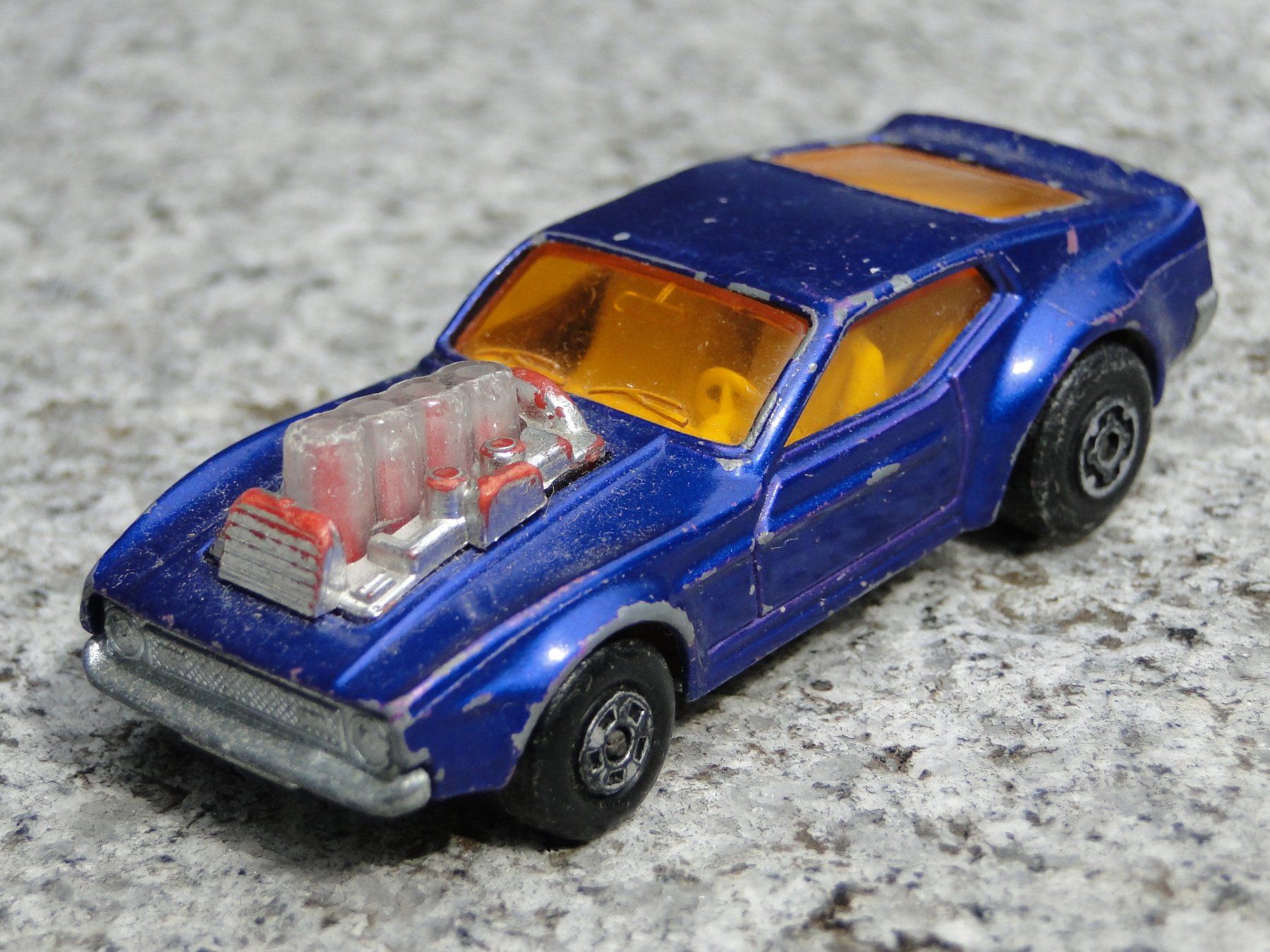 Matchbox Modellautos: MATCHBOX - Ford Mustang Piston Popper - Nr. 10 – Gebraucht aus Killwangen von cyrano56