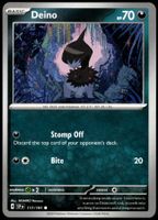 Pokémon Deino 117/191   SV08 Surging Sparks