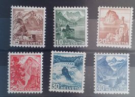 A532) 285-290, Landschaftsbilder postfrisch Kt. 62.-