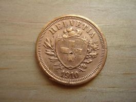 (A8)  1 Rappen 1910