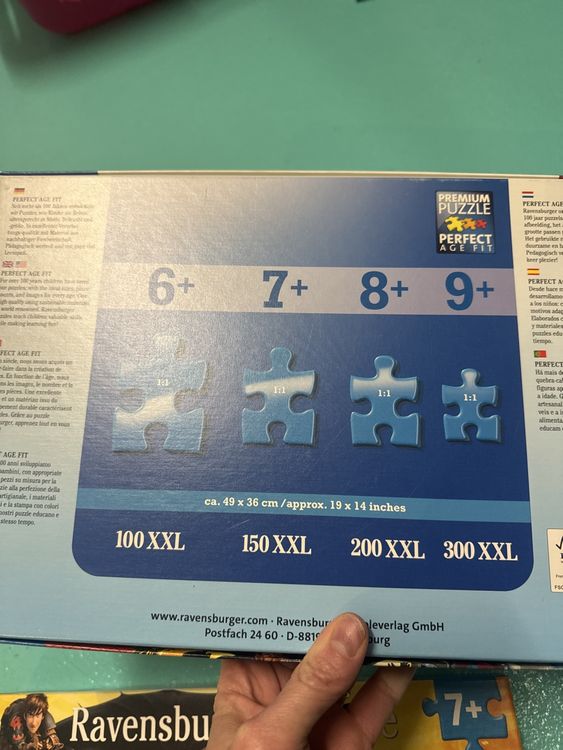 Ravensburger Puzzle: Ravensburger Puzzle 150 & 100 Teile "Drachenzähmen" – Usato da Jegenstorf venduto da Christo0211 2