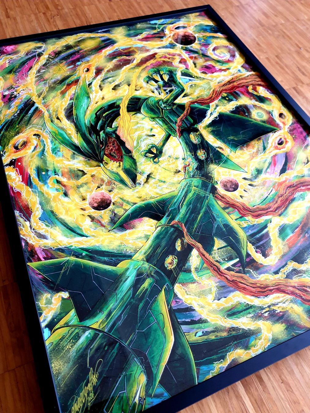 Pokémon Sammelbilder & Trading cards: Rayquaza Mega Evolution orig. Artwork – Neu (gemäss Beschreibung) aus Urnäsch von Nakamotix 1