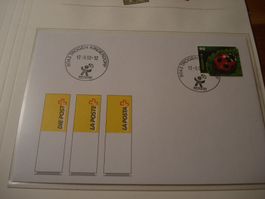 FDC Glücksmarke 2002, ohne TAB, o Trogen Kinderdorf