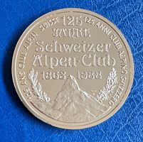 Schweizer Alpen Club 1863-1988 CABANE 999 Silber, ab 1 chf!