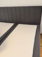 Samt Doppelbett Hoteledition 2Matratzen aufeinander